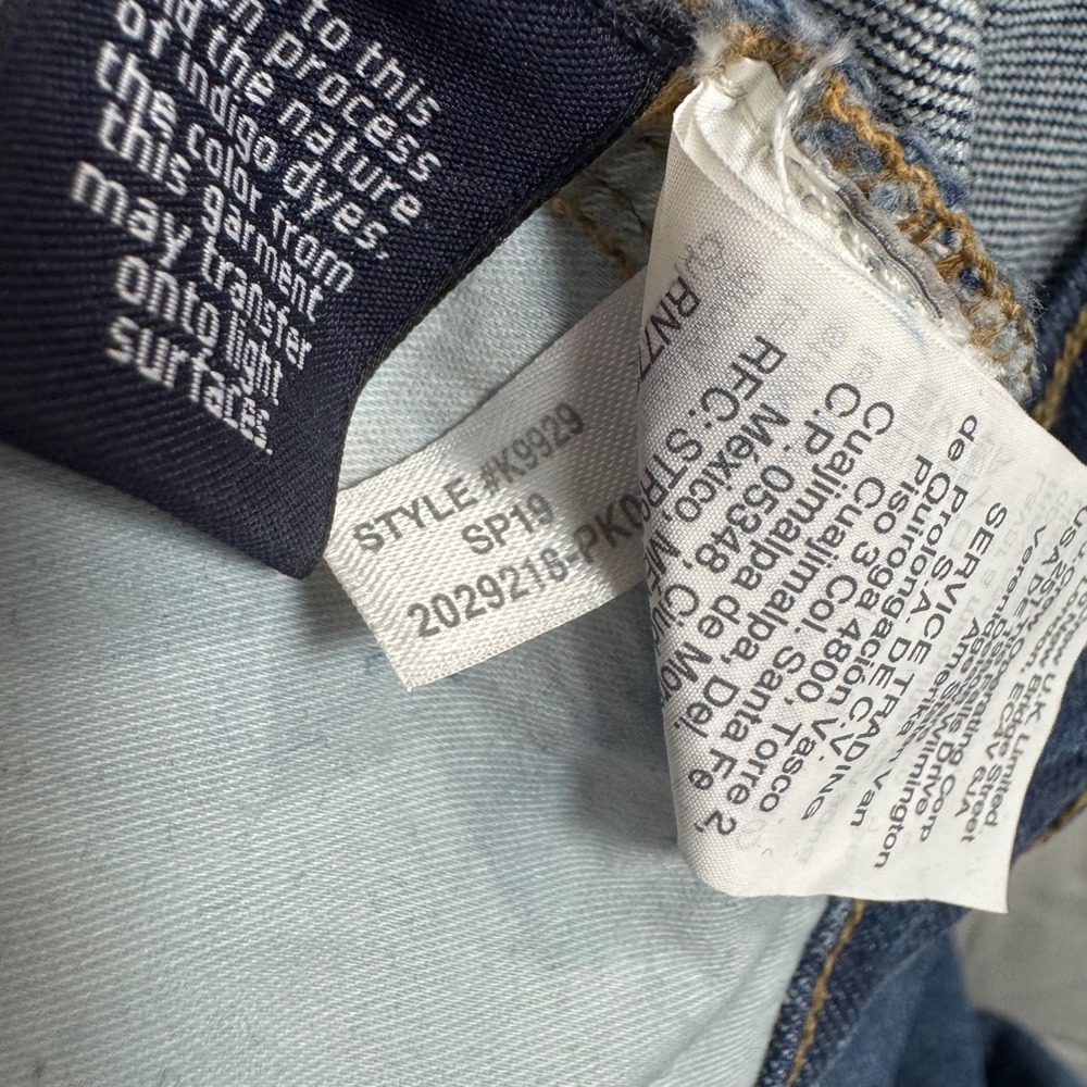 Madewell The Momjean‎ High Rise Jeans Women's 24 Distressed Medium Wash Denim - Picture 11 of 12